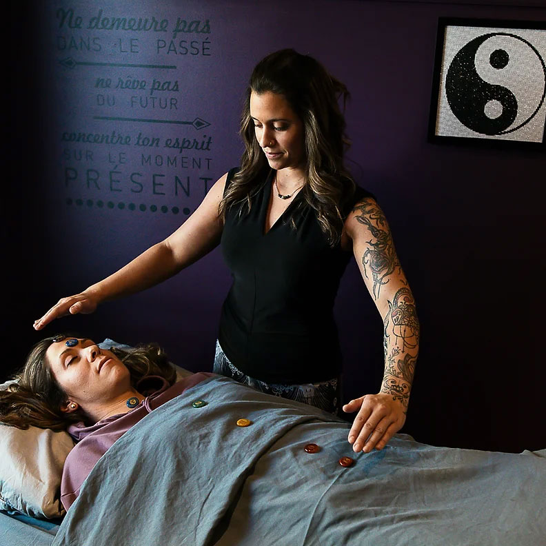 Access bars + massage ayurvédique | 90 minutes [95 $] thérapeute en soins énergétiques Praticienne en soins Énergétiques